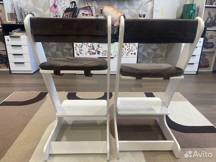 Детский растущий стул бу, с комплектом подушек