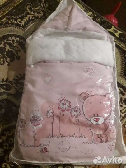 Зимний конверт для девочки