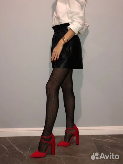 Шорты xs-s искусственная кожа