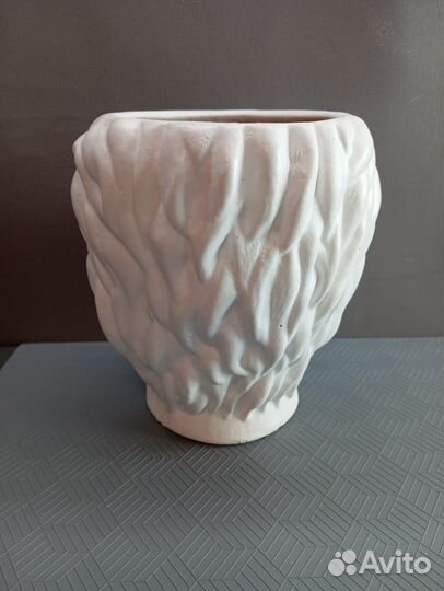 Кашпо - органайзер Эйнштейн белое, 1,6л/ 16х15см