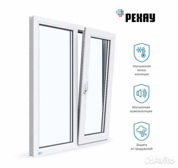 Окно пвх 1200x1270