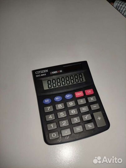 Калькулятор citizen SDC-805II