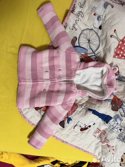 Кардиган для девочки 80 см