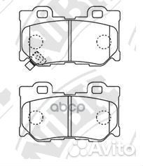 Колодки тормозные дисковые задние NiBK PN0396 Я