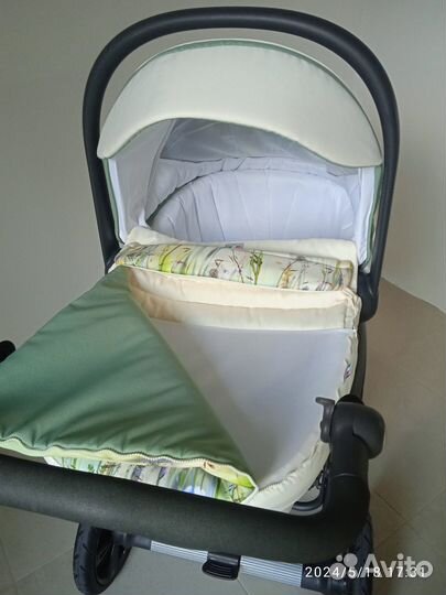 Коляска 3 в 1 сам Cortina Evolution Fiori 529