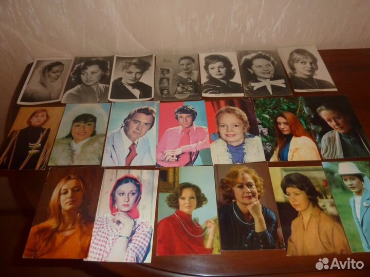 Советские актеры. Открытки