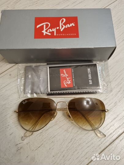 Очки ray ban aviator оригинал Великобритания