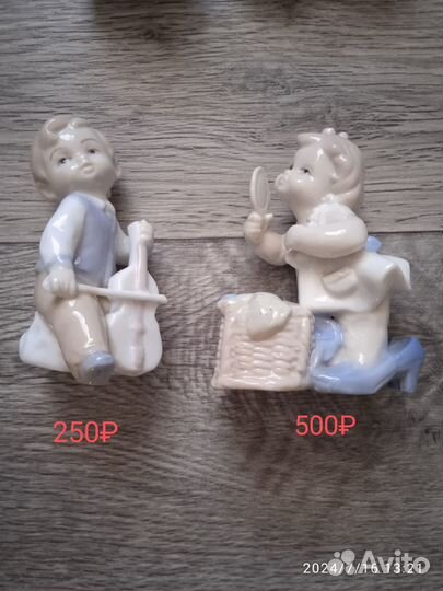 Статуэтки фарфор времён СССР и современный