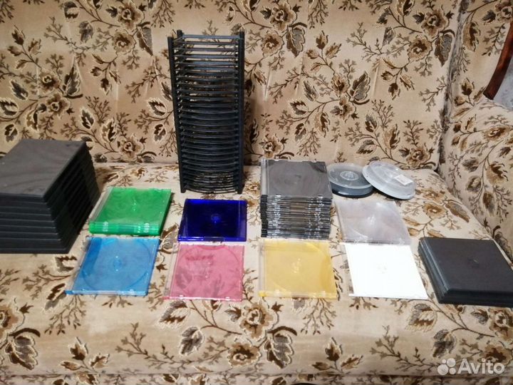 Коробка (слим-бокс) пластиковая для дисков (CD-DWD