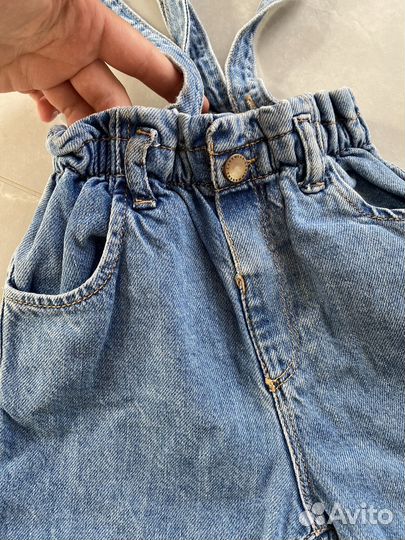 Джинсы zara 104 для девочки и футболка