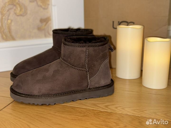 UGG classic mini коричневые