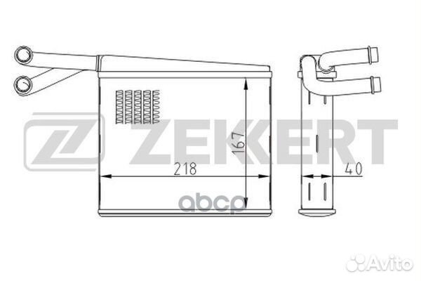 Радиатор отоп MB Sprinter (901-904 909) 95