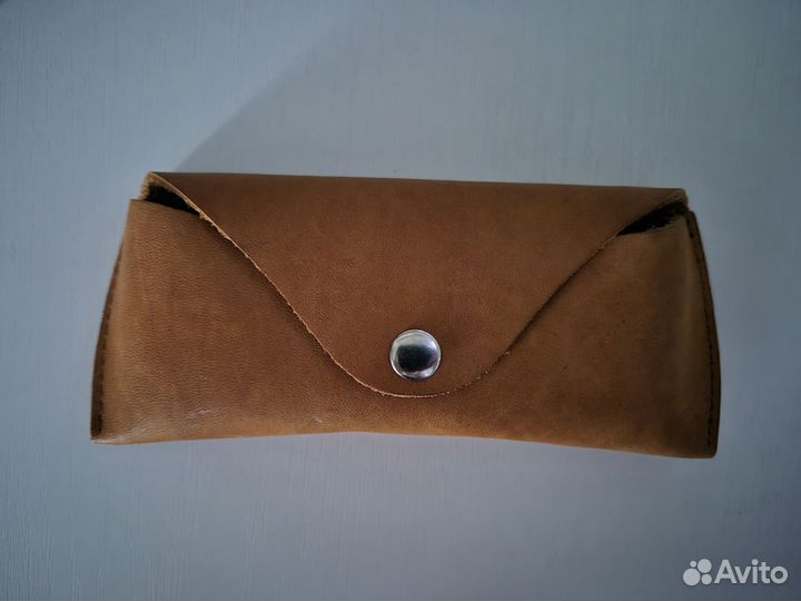 Чехол для очков натуральная кожа