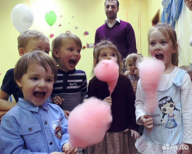 Сладкая Вата и Поп-Корн батут карусел праздники