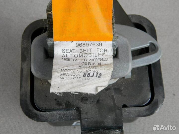 Ремень безопасности задний Lacetti 96899971