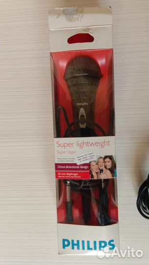 Микрофон для караоке Philips SBC md110 Hama dm-20