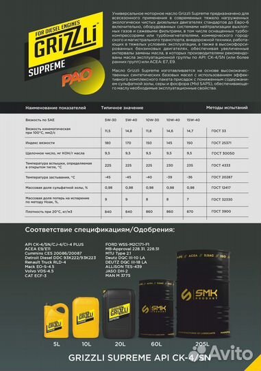 Масло для Scania Daf Man Shacman арт. 108