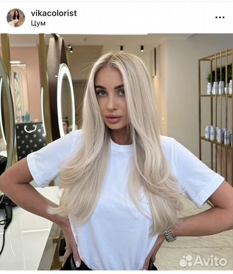 Окрашивание волос модель