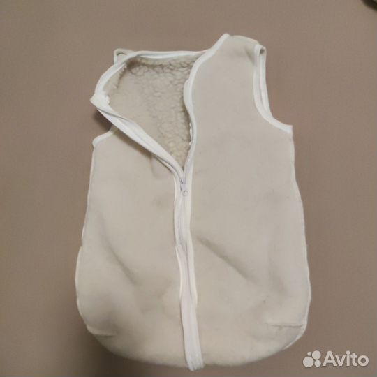 Зимний конверт в коляску на овчине