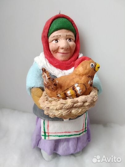 Ватные елочные игрушки