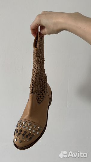 Казаки натуральная кожа 37