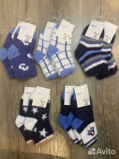 Носки детские из норки кашемира новые