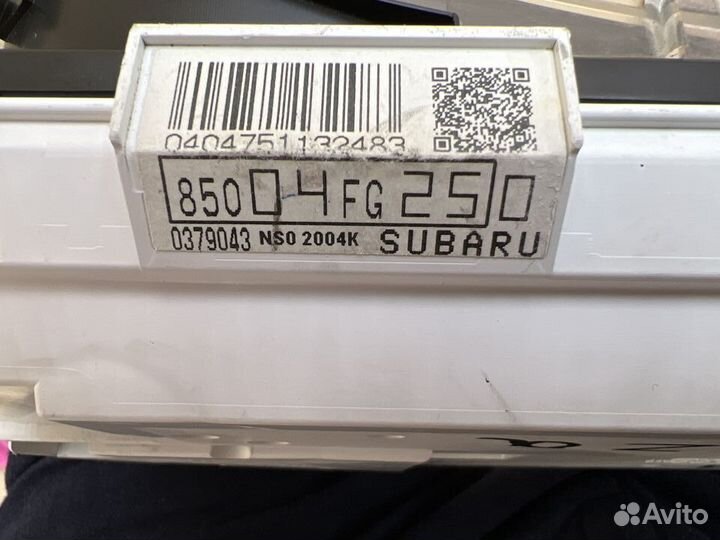 Панель приборов Subaru Impreza