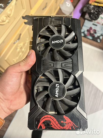 Видеокарта radeon rx 470 red dragon