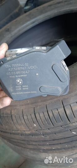 Заслонка дроссельная BMW X6 N63 B44 13547555944