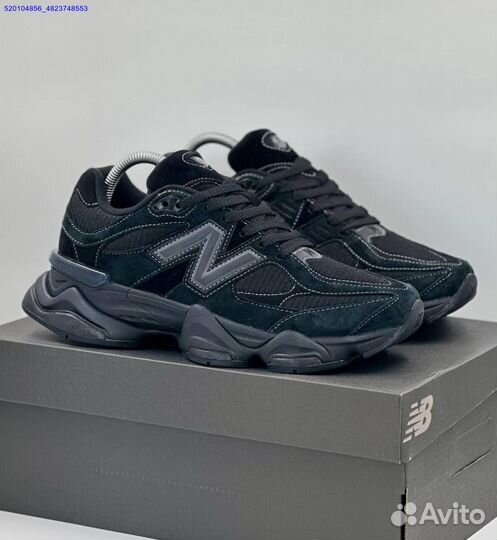 Мужские Кроссовки New Balance 9060 Black (Арт.7223