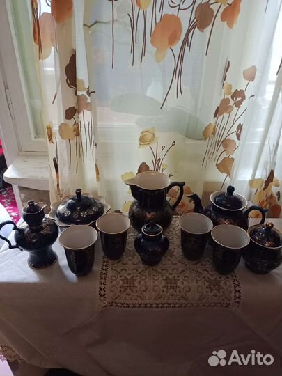 Чайный сервиз СССР кобальт