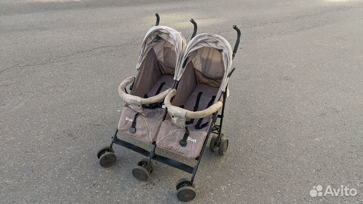 Коляска трость для двойни