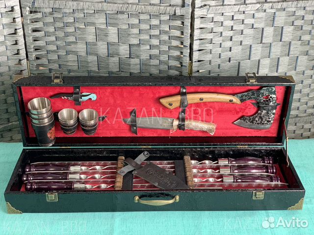 Шампура в чемодане на подарок