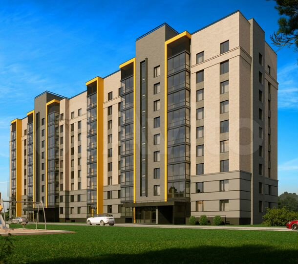 2-к. квартира, 63,5 м², 1/9 эт.