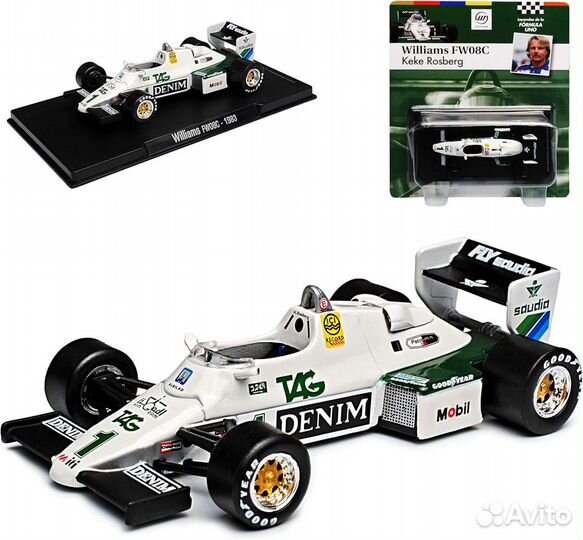 Williams FW08C Rosberg Formula 1 1983 F1 1:43 Yu-R