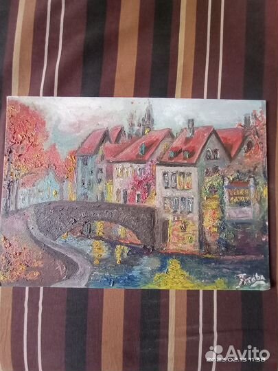 Картина маслом на холсте пейзаж