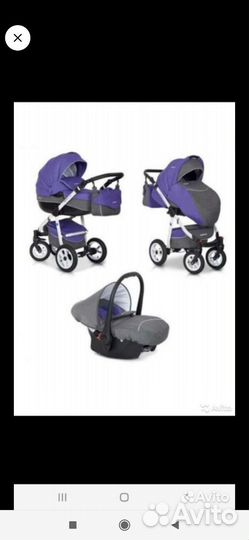 Коляска 3 в 1 бу NaNo Riko