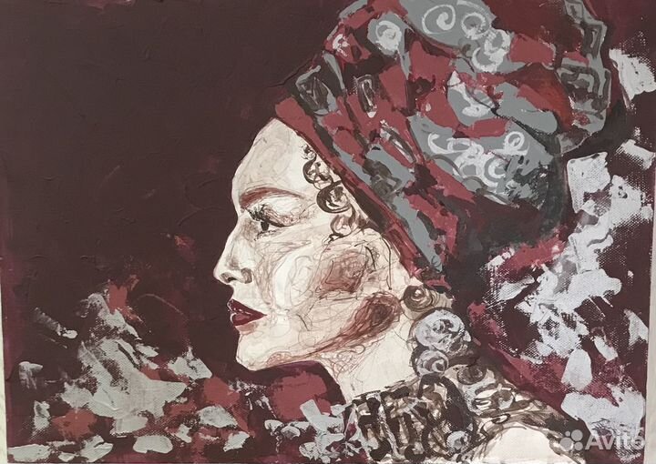 Картина масло холст 50x70