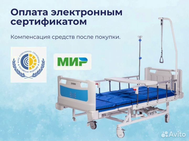 Медицинская кровать функциональная