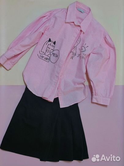 Пакет вещей на девочку 134-146