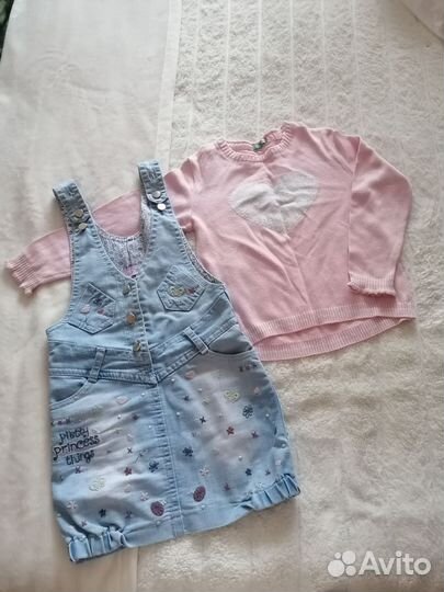 Детские вещи пакетом на девочку от 104 до 130