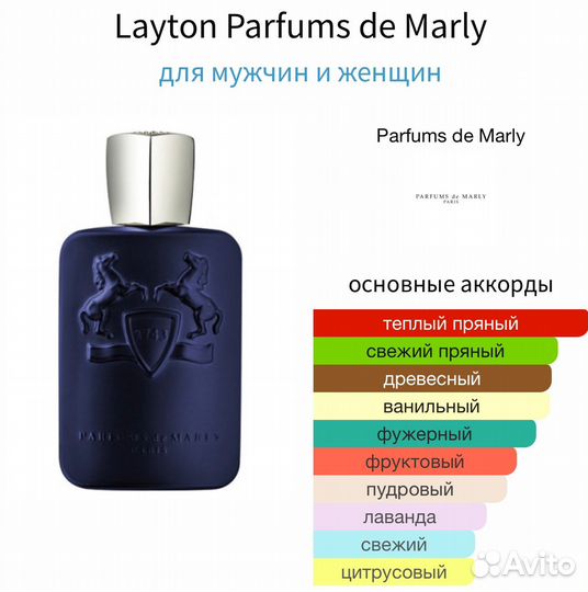 Parfums de Marly Layton распив 10 мл