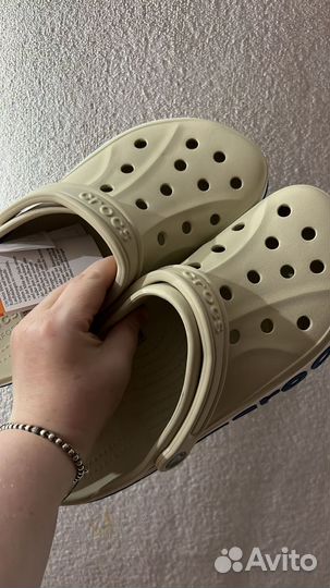 Crocs bayaband 36-45 бежевые