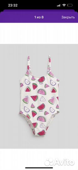 Купальник для девочки 98