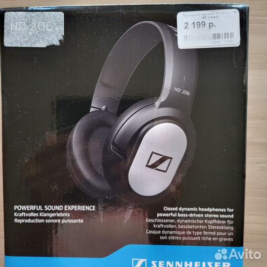 Наушники sennheiser hd 206