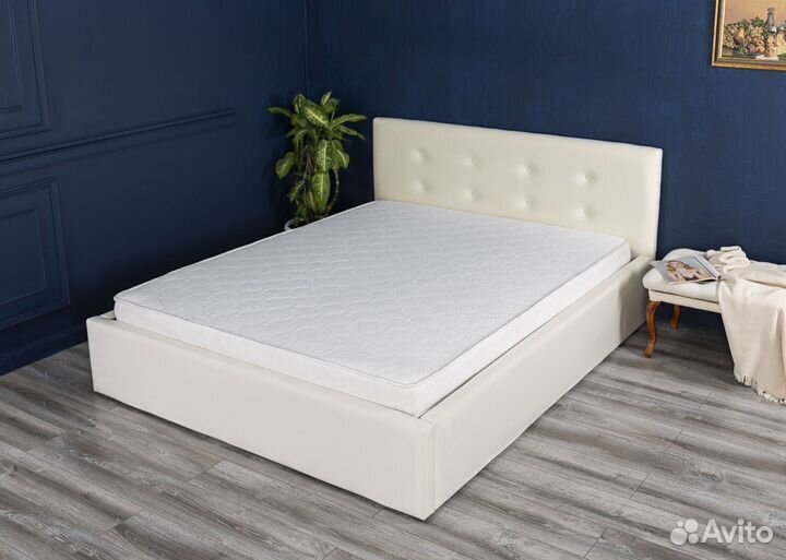 Кровать 200 на 200 с матрасом Роза