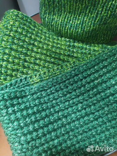 Комплект шапка и снуд