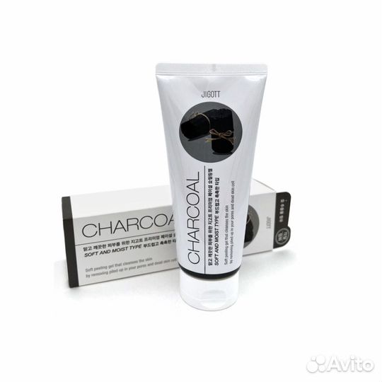 Пилинг-скатка для лица с бамбуковым углем