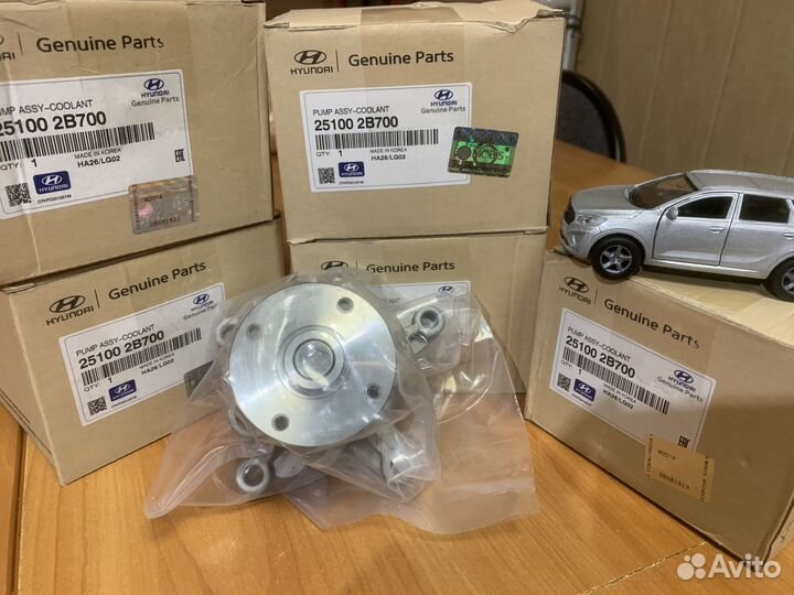 Помпа G4FC G4FA Kia Rio Hyundai Solaris 251002b700