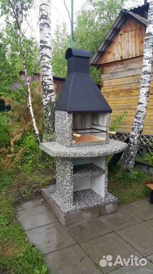 Камин-барбекю